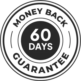 60 day money back guarantee seal